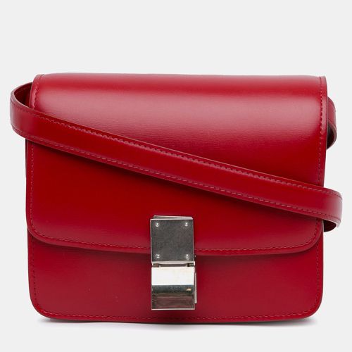 Leather Small Classic Box Shoulder Bag - Celine - Modalova