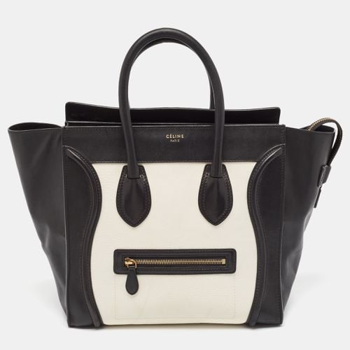 White Leather Mini Luggage Tote - Celine - Modalova