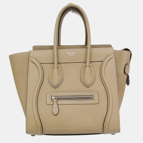 Luggage Micro Shopper Leather Handbag - Celine - Modalova