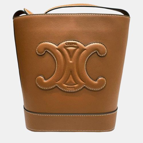 Shoulder Bag Small Bucket Cuir Triomphe Lm Leather Smooth Calfskin - Celine - Modalova