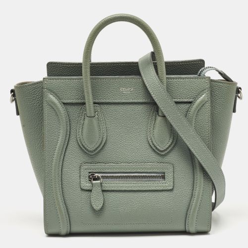 Mint Leather Nano Luggage Tote - Celine - Modalova