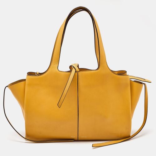 Celine Mustard Leather Trifold Bag - Celine - Modalova