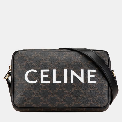Triomphe Coated Canvas Logo Crossbody - Celine - Modalova