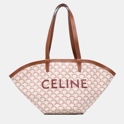 Medium Coated Canvas Triomphe Couffin Tote - Celine - Modalova