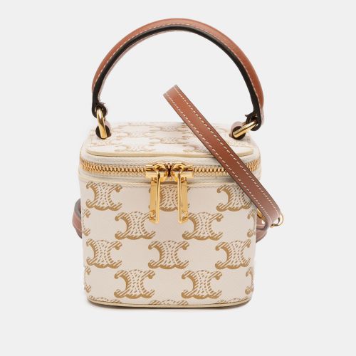 Mini Triomphe Coated Canvas Vanity Case - Celine - Modalova