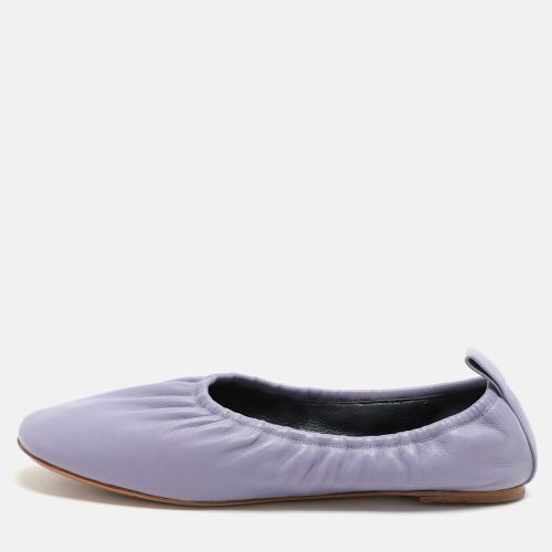 Leather Scrunch Ballet Flats Size 37.5 - Celine - Modalova