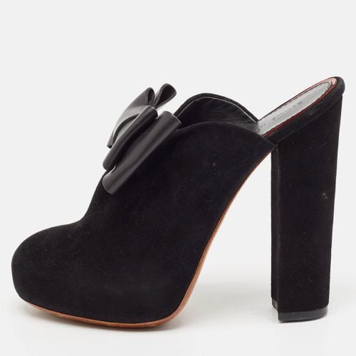 Leather and Suede Phoebe Philo Bow Mules Size 37 - Celine - Modalova