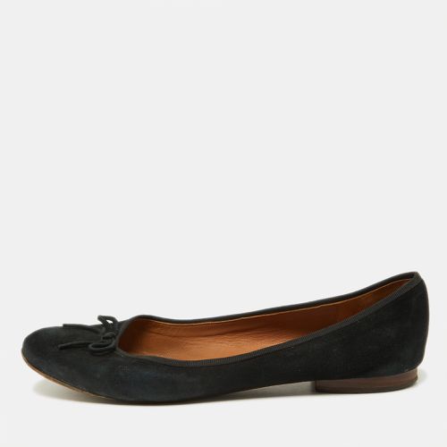 Suede Bow Ballet Flats Size 38 - Celine - Modalova