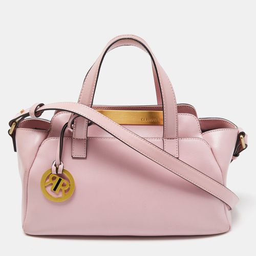 Cerruti Pink Leather Frame Satchel - Cerruti - Modalova