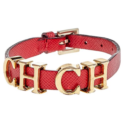 Leather Logo Charm Wrap Bracelet - CH Carolina Herrera - Modalova