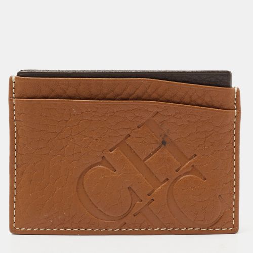 Monogram Embossed Leather Card Holder - CH Carolina Herrera - Modalova