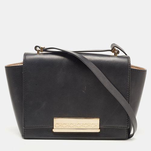 Leather Logo Metal Flap Shoulder Bag - CH Carolina Herrera - Modalova