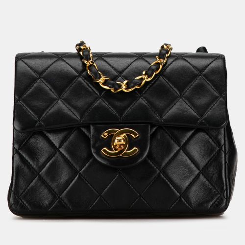 Mini Square Classic Lambskin Single Flap Bag - Chanel - Modalova