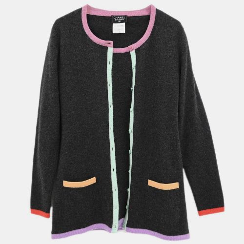 Ensemble Cardigan Short Sleeve Top Gray 98C #40 - Chanel - Modalova