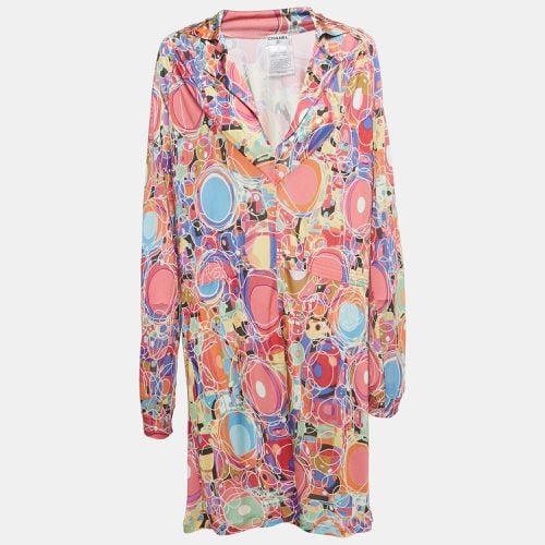 Printed Jersey Full Sleeve Mini Dress L - Chanel - Modalova