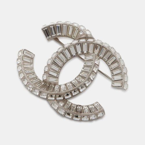 Metal strass CC Logo Brooch - Chanel - Modalova