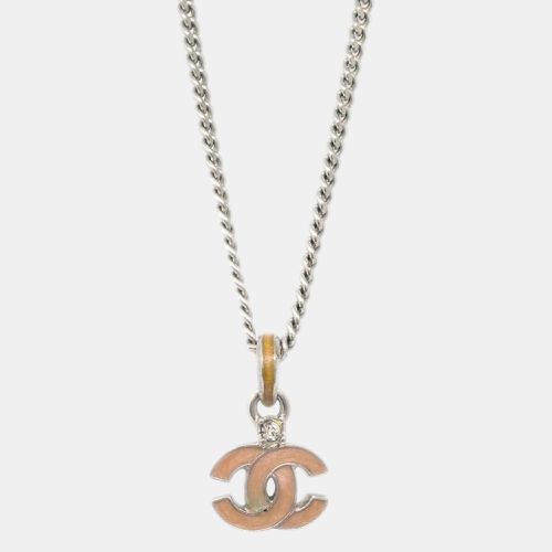 Rhinestone CC Chain Necklace Pendant 4P - Chanel - Modalova