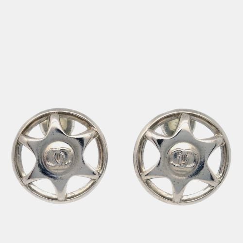 Button Clip-On 97A Earrings - Chanel - Modalova