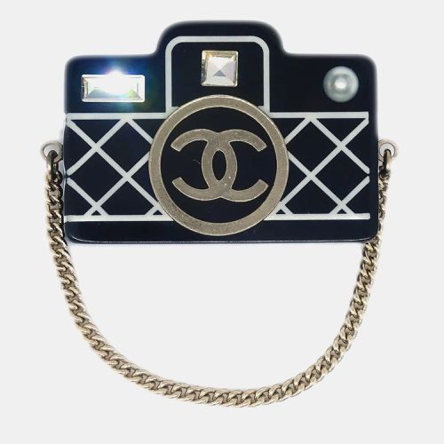 Artificial Pearl Rhinestone Corsage Camera Brooch Pin - Chanel - Modalova