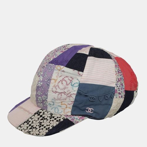 Embroidered Patch Newsboy Hat - Chanel - Modalova