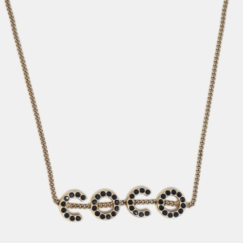 Chain Pendant Necklace Rhinestone 01A - Chanel - Modalova