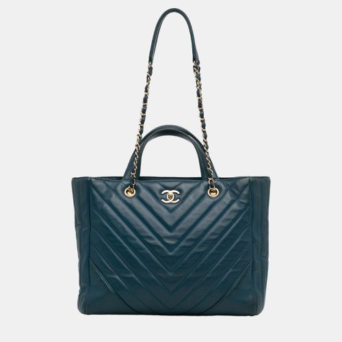 CC Chevron Calfskin Statement Shopping Tote - Chanel - Modalova