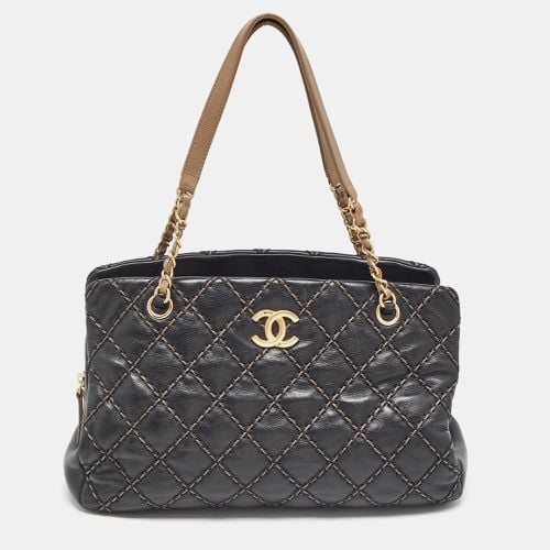 Beige Quilted Leather Paris Dallas Chic Stitch Bag - Chanel - Modalova