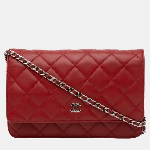 Classic Lambskin Wallet on Chain - Chanel - Modalova