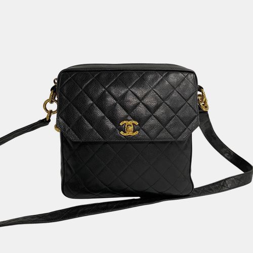 Vintage Caviar Quilted Zip Crossbody Bag - Chanel - Modalova