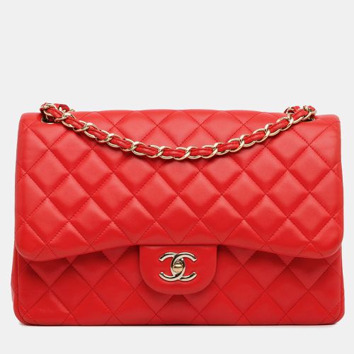 Jumbo Classic Lambskin Double Flap - Chanel - Modalova