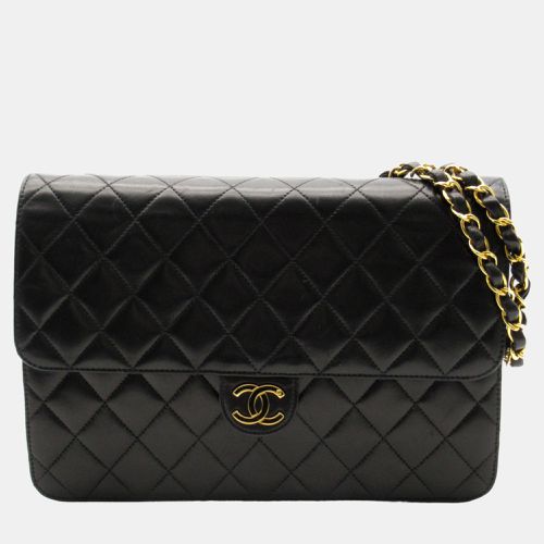 Quilted Leather Square Classic Single Flap Shoulder Bag - Chanel - Modalova