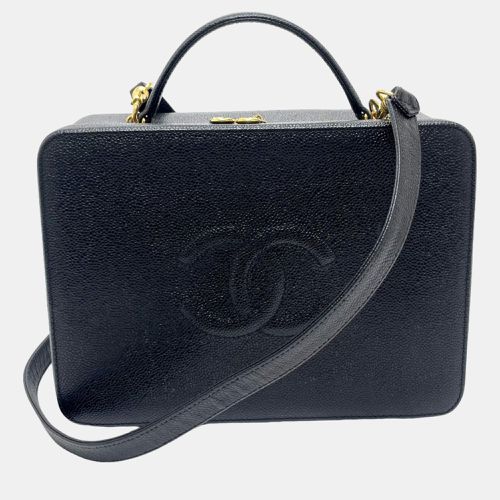 Leather CC Filigree Top Handle Bag - Chanel - Modalova