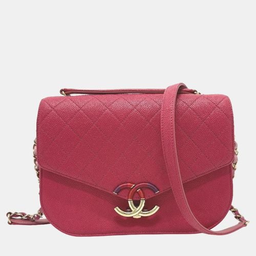 Medium Calfskin Cuba Flap Shoulder Bag - Chanel - Modalova