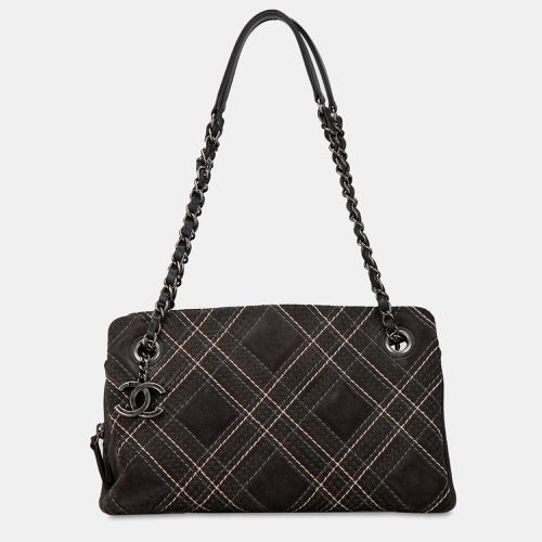 Suede Paris-Edinburgh Saltire Shoulder Bag - Chanel - Modalova