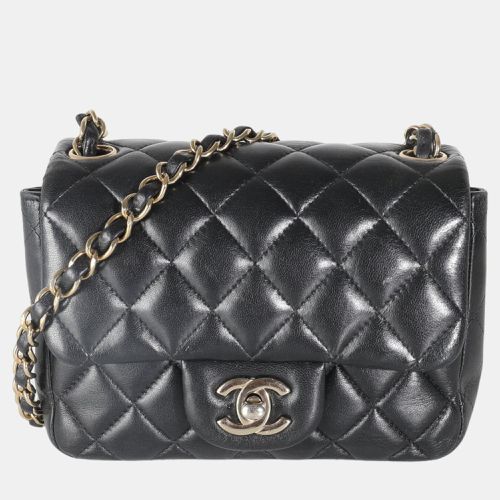 Quilted Lambskin Mini Square Flap Bag - Chanel - Modalova