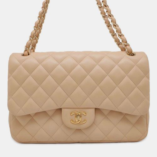 Leather Classic Double Flap Jumbo Shoulder Bags - Chanel - Modalova