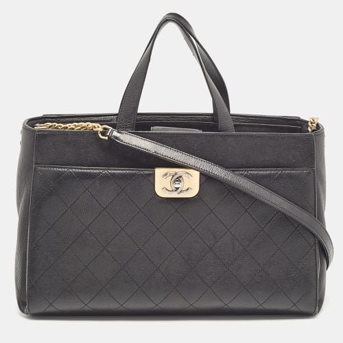 Quilted Caviar Leather Straight Line Tote - Chanel - Modalova