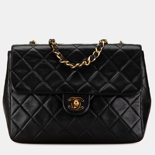 Leather Mini Square Classic Single Flap Bag - Chanel - Modalova