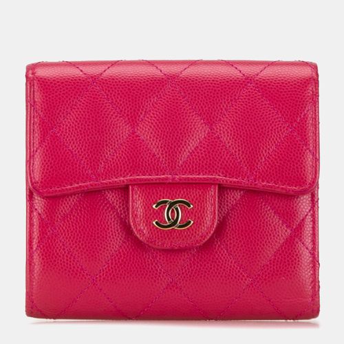 Caviar Leather Compact Flap Wallet - Chanel - Modalova