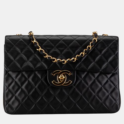 Lambskin Leather Maxi Classic Single Flap Bag - Chanel - Modalova