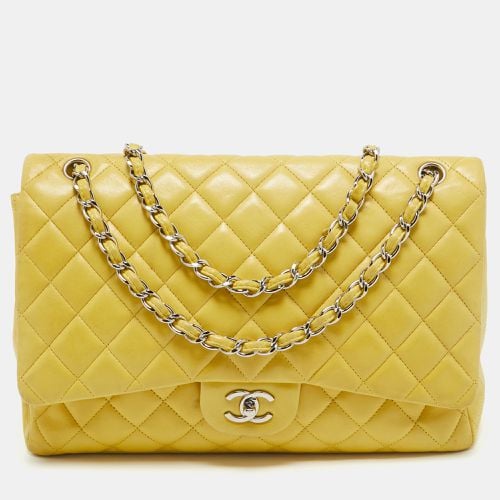 Quilted Leather Maxi Classic Single Flap Bag - Chanel - Modalova