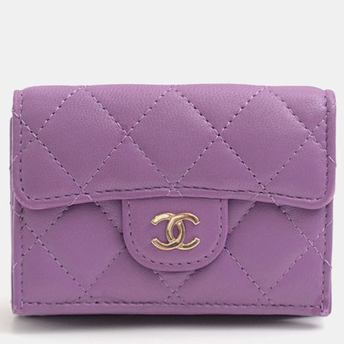 Leather Compact Wallet - Chanel - Modalova