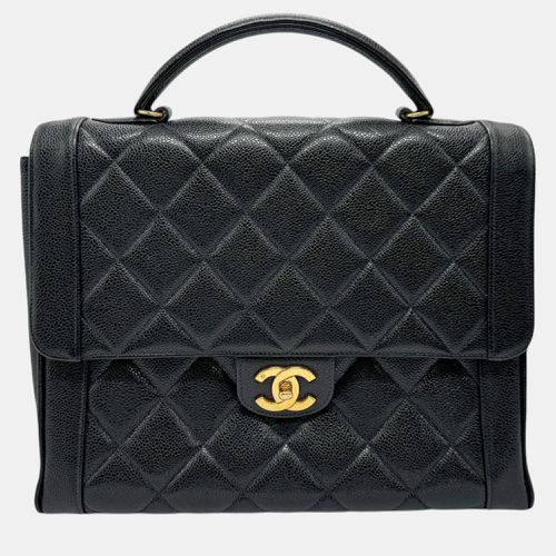 Gold Caviar Skin Leather Matelasse Handbag - Chanel - Modalova