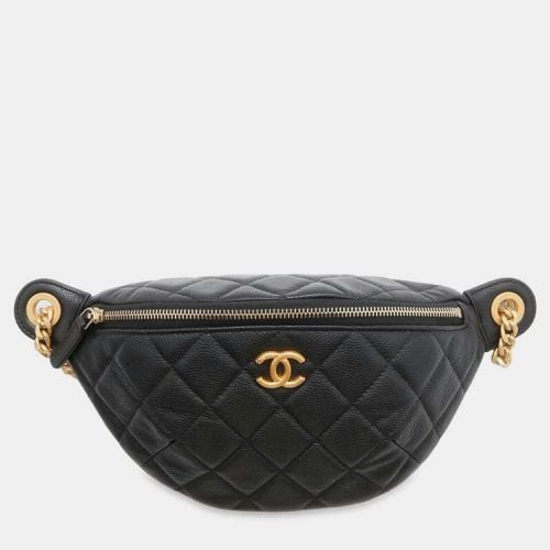 Caviar Leather Matelasse CC Logo Heart Chain Crossbody Bag - Chanel - Modalova