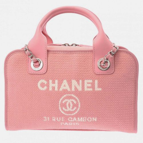 Canvas Deauville Bowling Bag - Chanel - Modalova