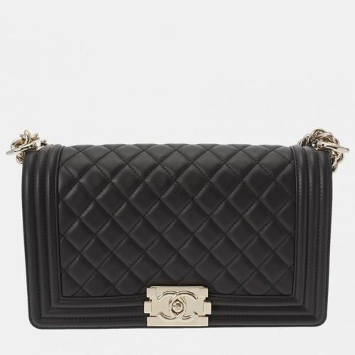 Lambskin Boy Chain Shoulder Bag 25cm - Chanel - Modalova