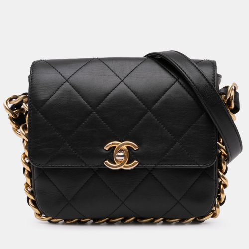 Quilted Calfskin Framing Chain Small Flap Bag - Chanel - Modalova