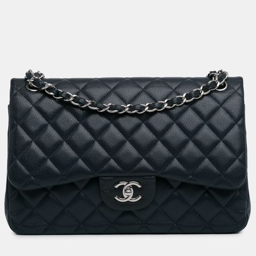 Black Classic Caviar Double Flap Jumbo Bag - Chanel - Modalova