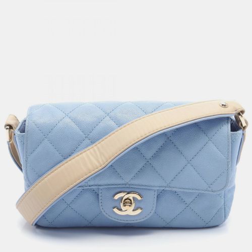 Leather CC Caviar Mini Flap Shoulder Bag - Chanel - Modalova