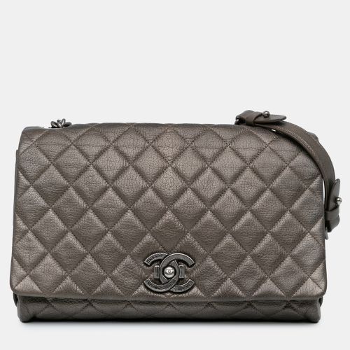 Large Quilted Goatskin City Rock Flap Bag - Chanel - Modalova